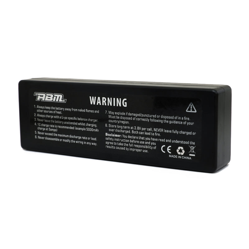 ABM 5000mAh 2S 7.4V 70C Lipo Battery with EC5 connector