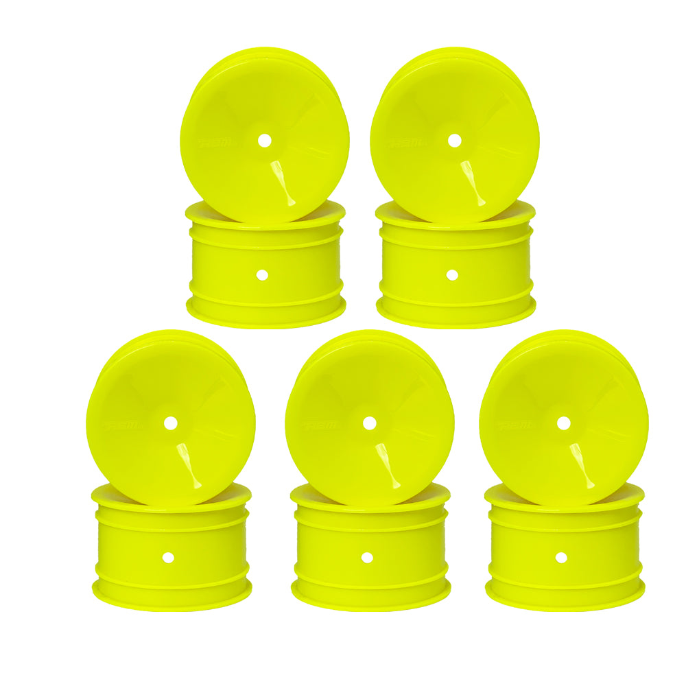 ABM40004-Y Rear Wheel for 1/10th Off Road 2wd-4wd -Yellow (10 pcs)
