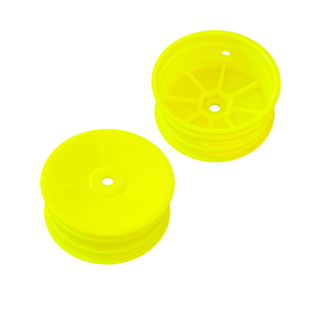 ABM40007-Y Front Wheel for 1/10th Off Road 4wd -Yellow (2pcs)