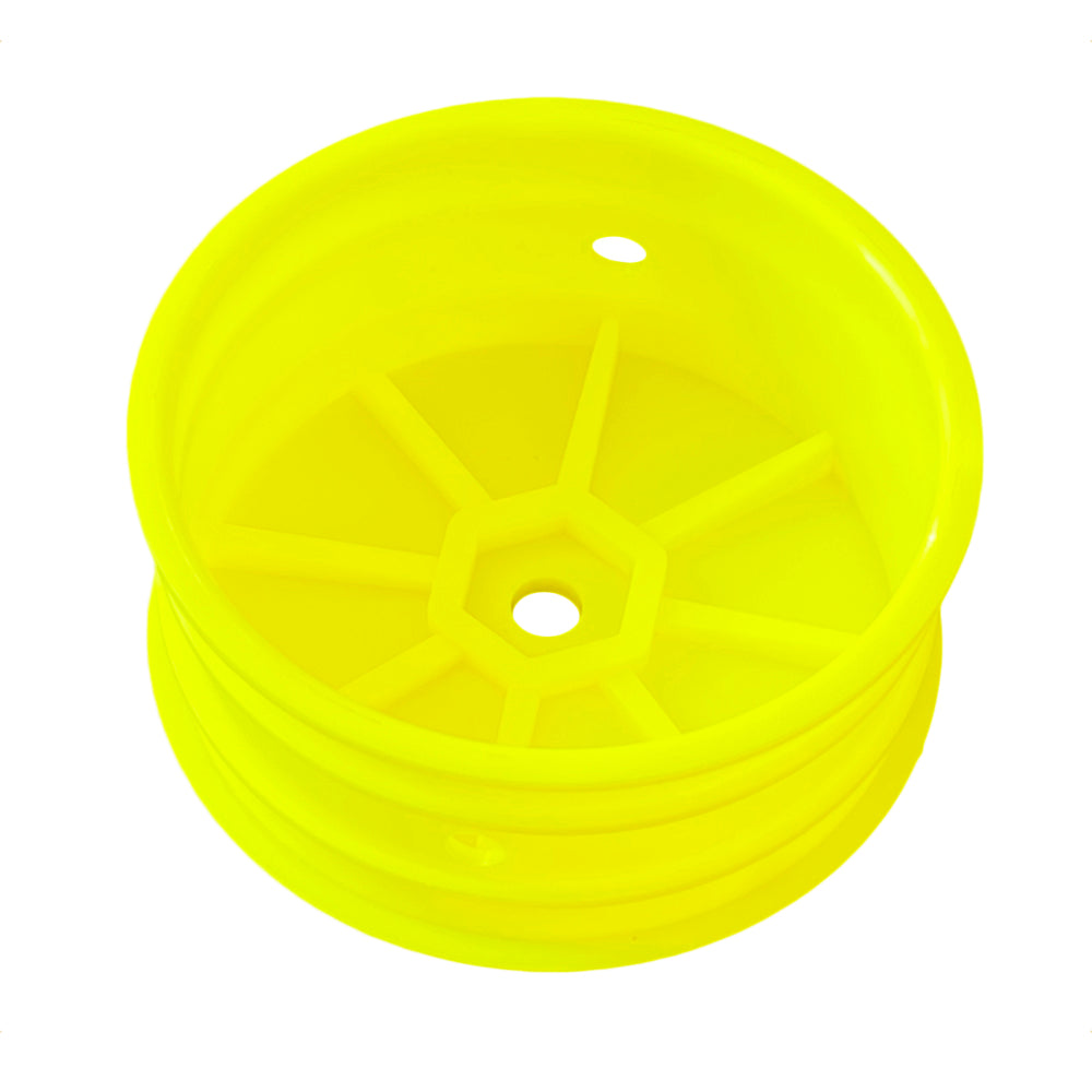 ABM40007-Y Front Wheel for 1/10th Off Road 4wd -Yellow (2pcs)