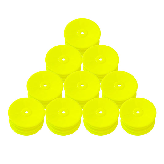 ABM40008-Y Front Wheel for 1/10th Off Road 4wd -Yellow (10pcs)
