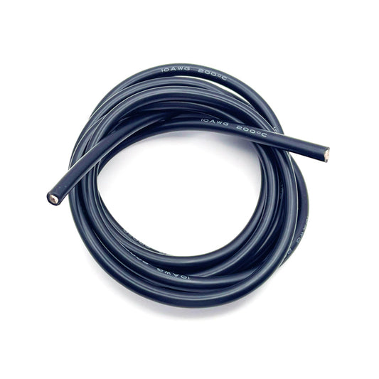 ABM 10awg SUPER FLEX BLACK SILICONE WIRE 2 metre