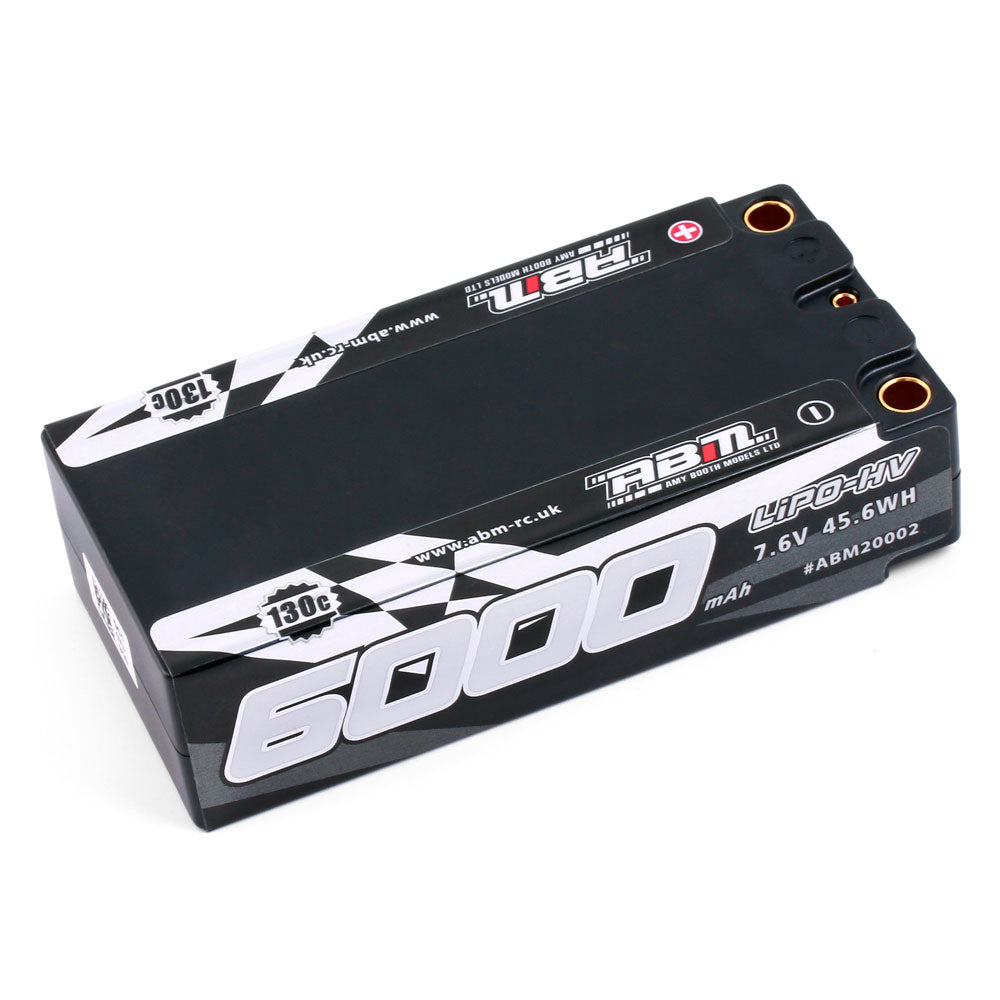 ABM 6000 Shorty 7.6v Lipo-HV 130c 5mm Connectors