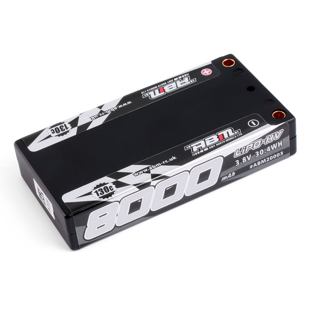 ABM 8000 Pan Car Style 3.8V Lipo-HV 130c 4mm Connectors