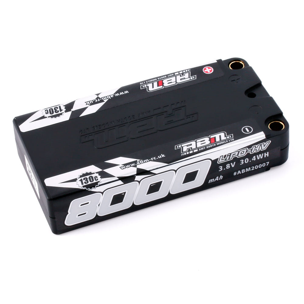 ABM 8000 Pan Car Style 3.8V Lipo-HV 130c 5mm Connectors