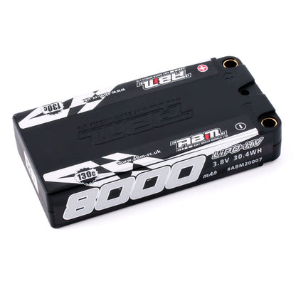 ABM 8000 Pan Car Style 3.8V Lipo-HV 130c 5mm Connectors