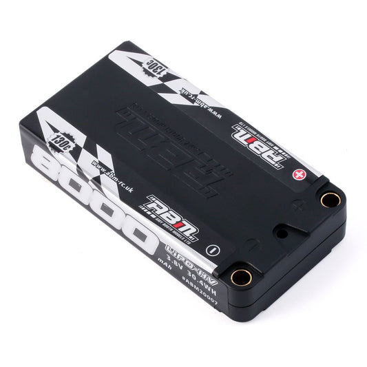 ABM 8000 Pan Car Style 3.8V Lipo-HV 130c 5mm Connectors
