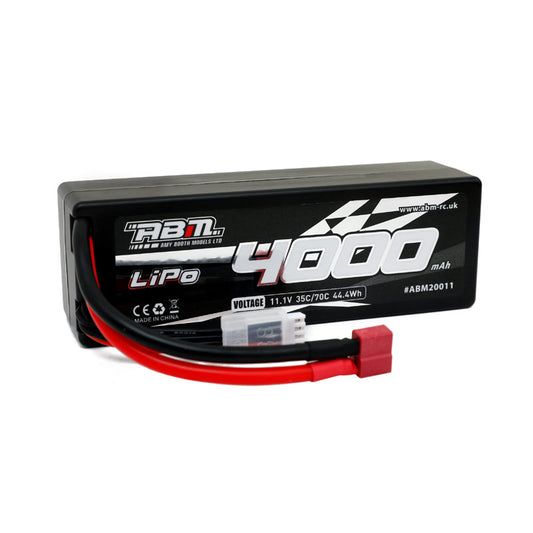 ABM 200111 4000mAh 3S 11.1V 70C Lipo battery with deans connector