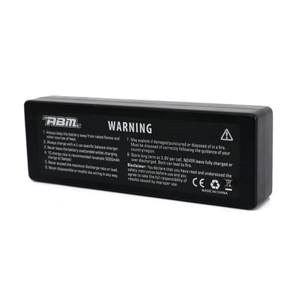 ABM 5000mAh 2S 7.4V 70C Lipo battery with deans connector