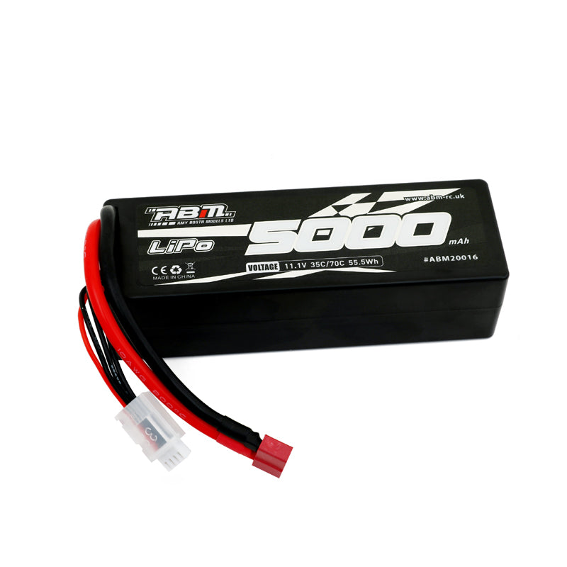 ABM 5000mAh 3S 11.1V 70C Lipo battery with deans connector