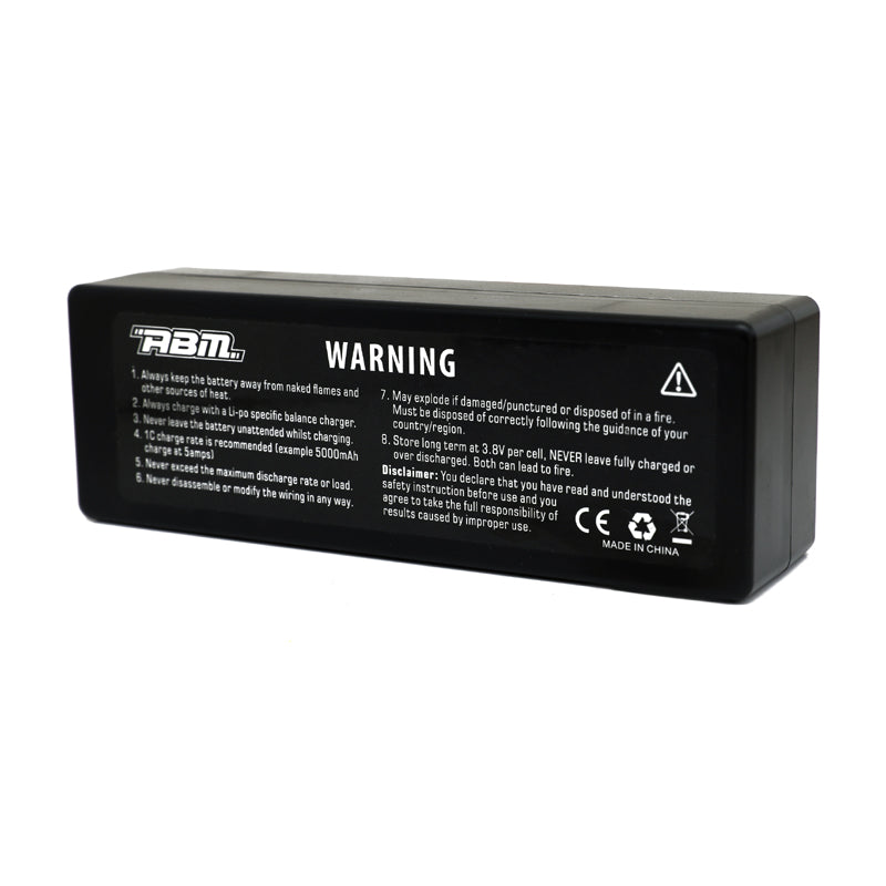 ABM 5000mAh 3S 11.1V 70C Lipo battery with deans connector