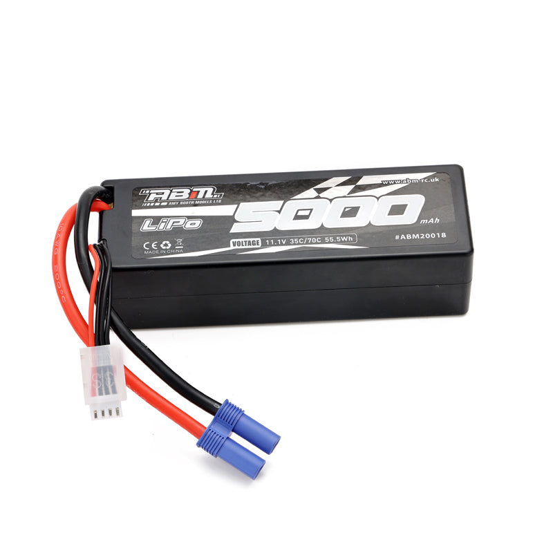 ABM 5000mAh 3S 11.1V 70C Lipo battery with EC5 connector