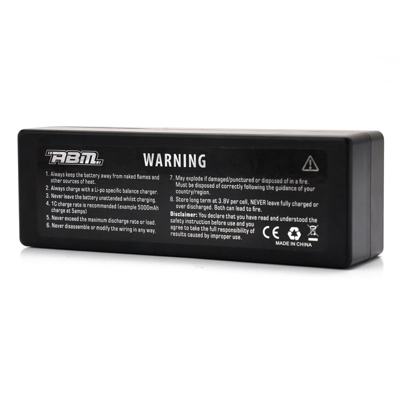 ABM 5000mAh 3S 11.1V 70C Lipo battery with EC5 connector