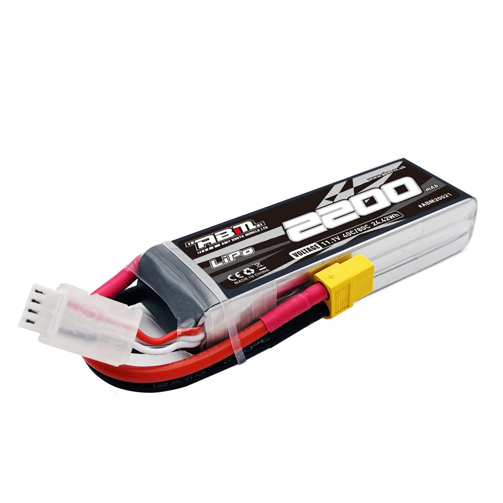 ABM 2200mah Lipo 3S 11.1v 40C XT60 Connector