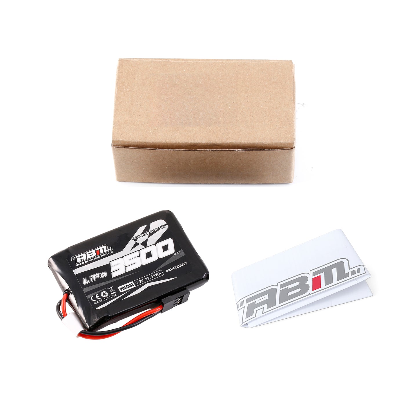 ABM 3.7v 1S 3500mah TX lipo Sanwa MT-44 - MT-5