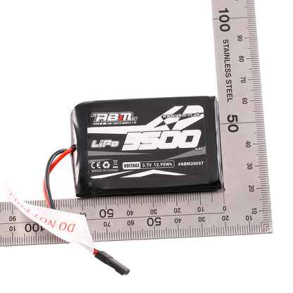 ABM 3.7v 1S 3500mah TX lipo Sanwa MT-44 - MT-5