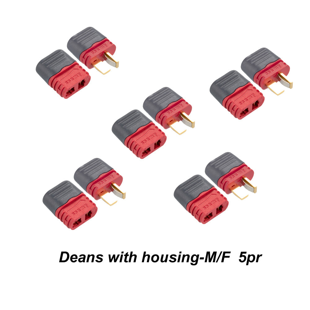 ABM Deans connector with housing 5pr