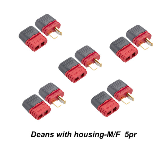ABM Deans connector with housing 5pr