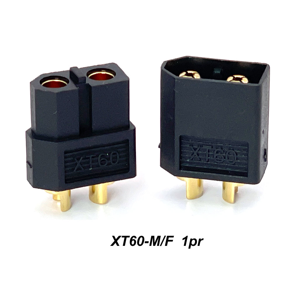 ABM XT60 Connector Black 1pr