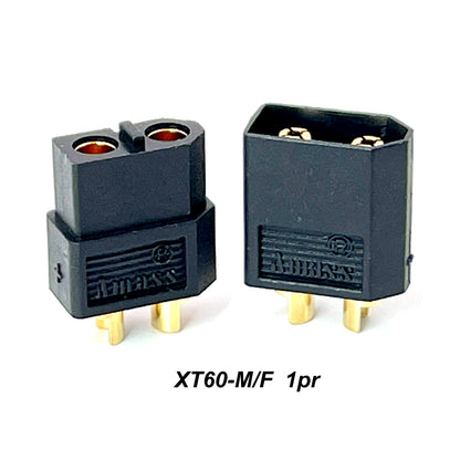 ABM XT60 Connector Black 1pr