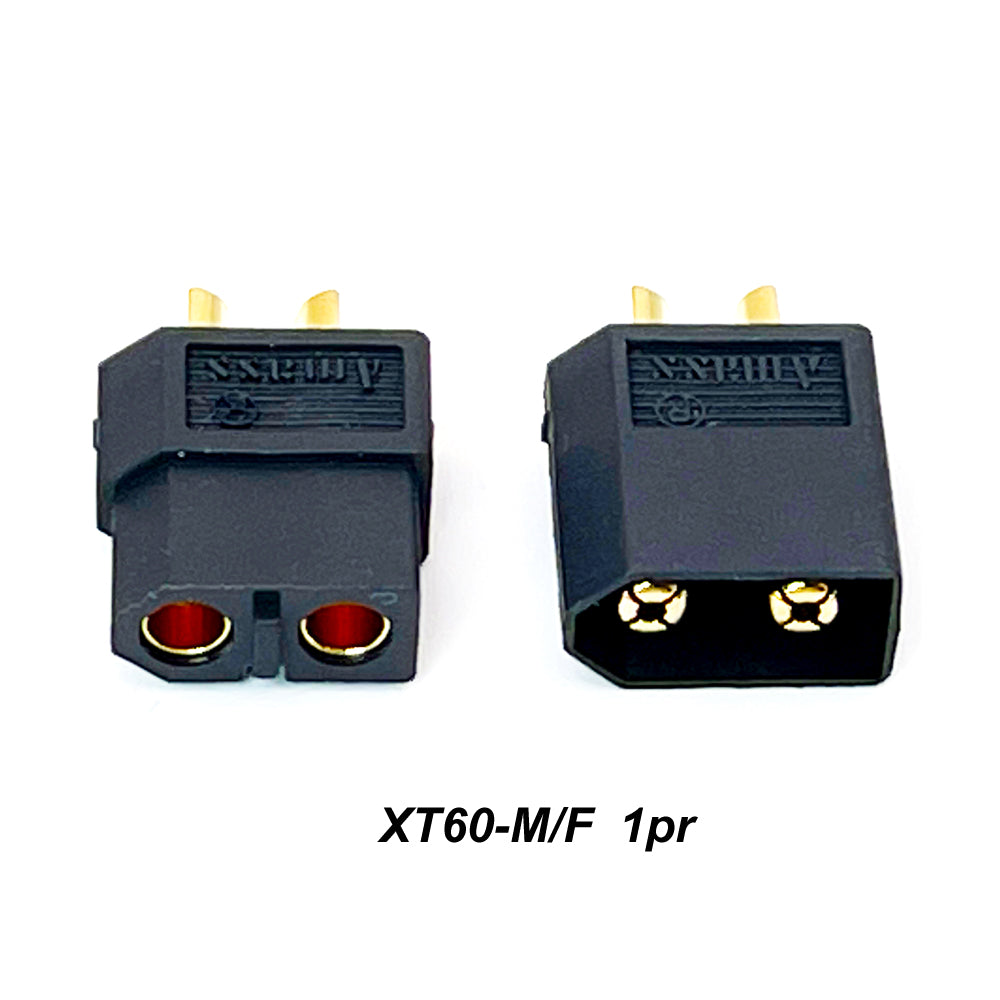 ABM XT60 Connector Black 1pr