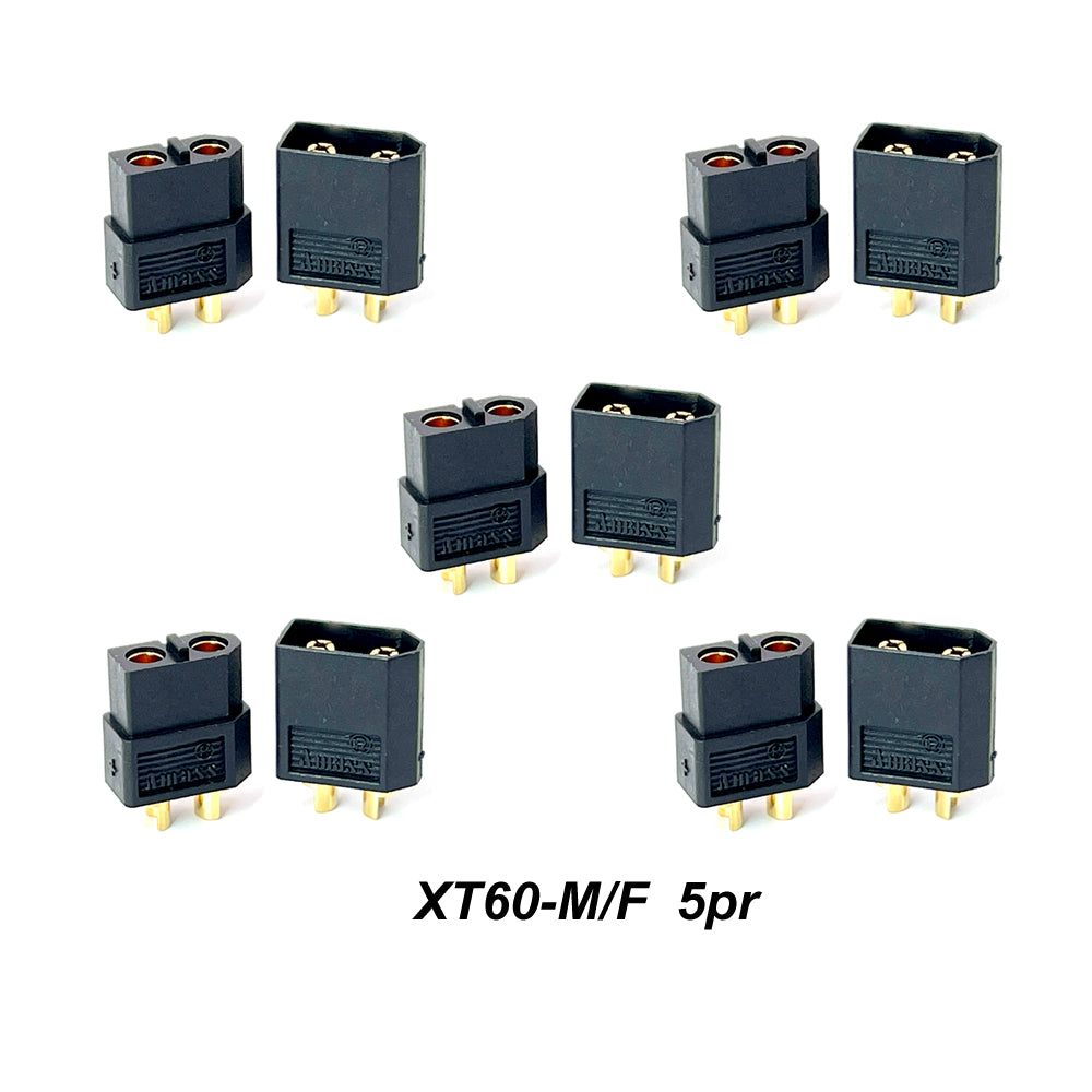 ABM XT60 Connector Black 5pr