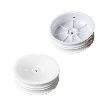 ABM40001 Front Wheel for 1/10th Off Road 2wd -White (2pcs)