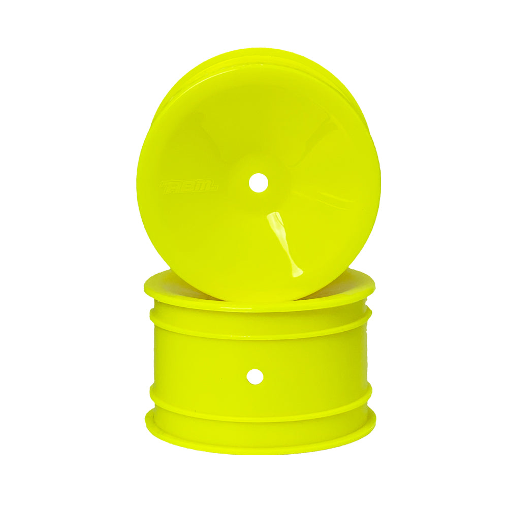 ABM40002-Y Rear Wheel for 1/10th Off Road 2wd -Yellow (2pcs)