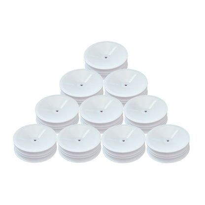 ABM40003 Front Wheel for 1/10th Off Road 2wd -White (10 pcs)