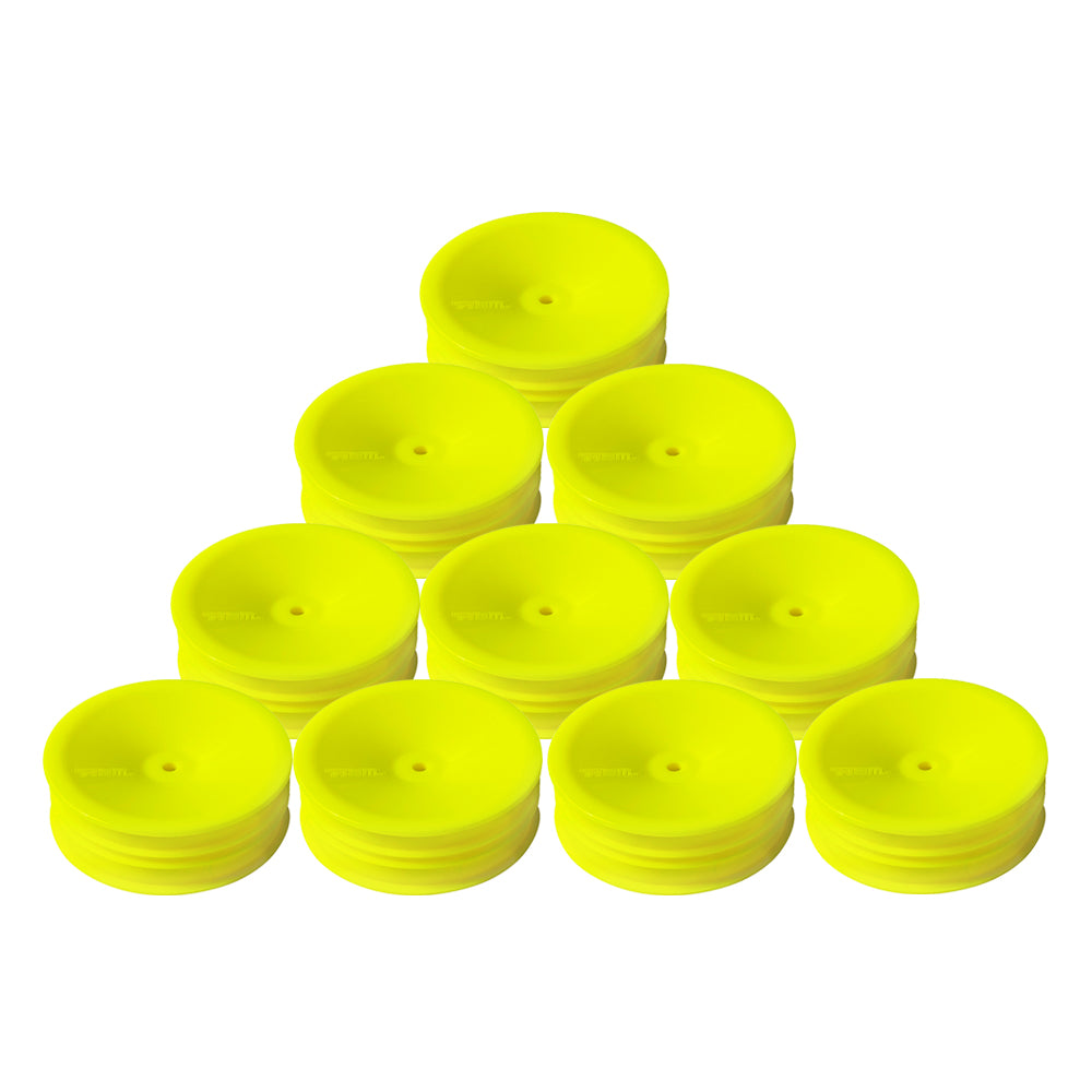 ABM40003-Y Front Wheel for 1/10th Off Road 2wd -Yellow (10 pcs)