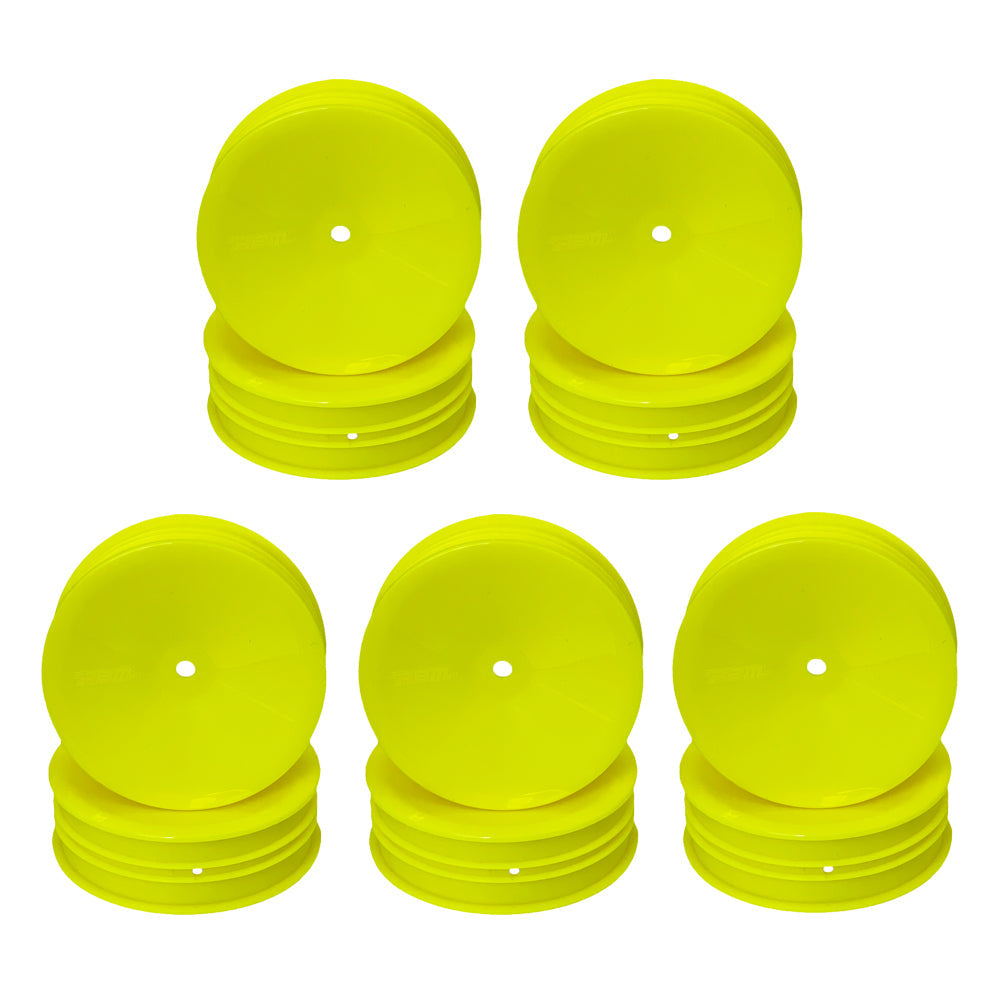 ABM40003-Y Front Wheel for 1/10th Off Road 2wd -Yellow (10 pcs)