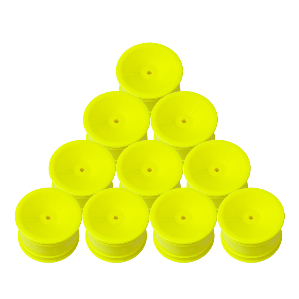 ABM40004-Y Rear Wheel for 1/10th Off Road 2wd-4wd -Yellow (10 pcs) – ABM-RC