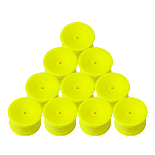 ABM40004-Y Rear Wheel for 1/10th Off Road 2wd-4wd -Yellow (10 pcs)