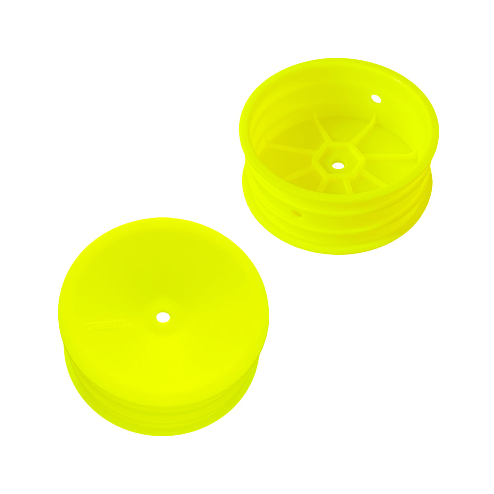 ABM40005-Y Front Wheel WIDE for 1/10th Off Road 2wd -Yellow (2pcs)