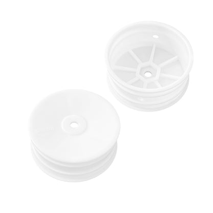 ABM40007 Front Wheel for 1/10th Off Road 4wd -White (2pcs)