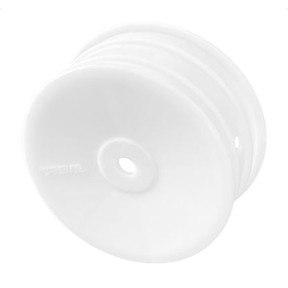 ABM40007 Front Wheel for 1/10th Off Road 4wd -White (2pcs)