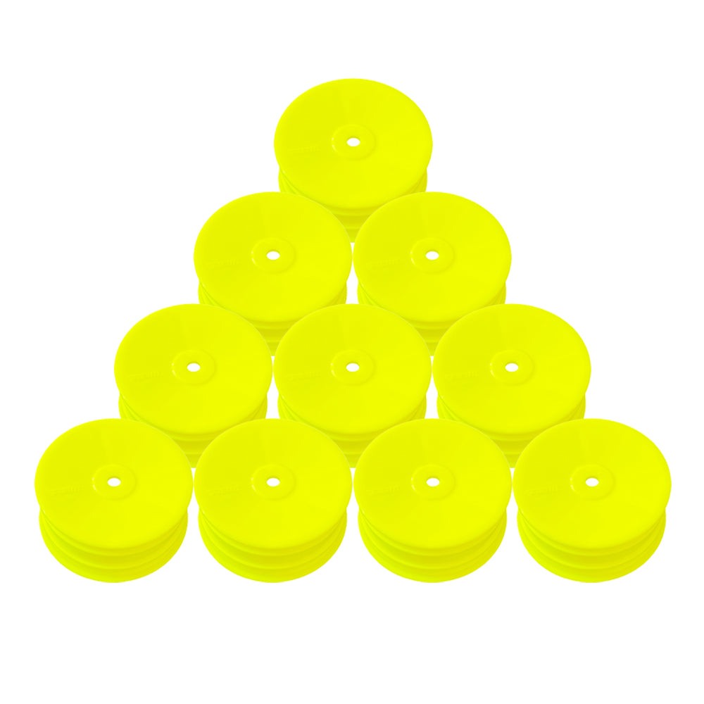 ABM40008-Y Front Wheel for 1/10th Off Road 4wd -Yellow (10pcs)