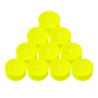 ABM40008-Y Front Wheel for 1/10th Off Road 4wd -Yellow (10pcs)