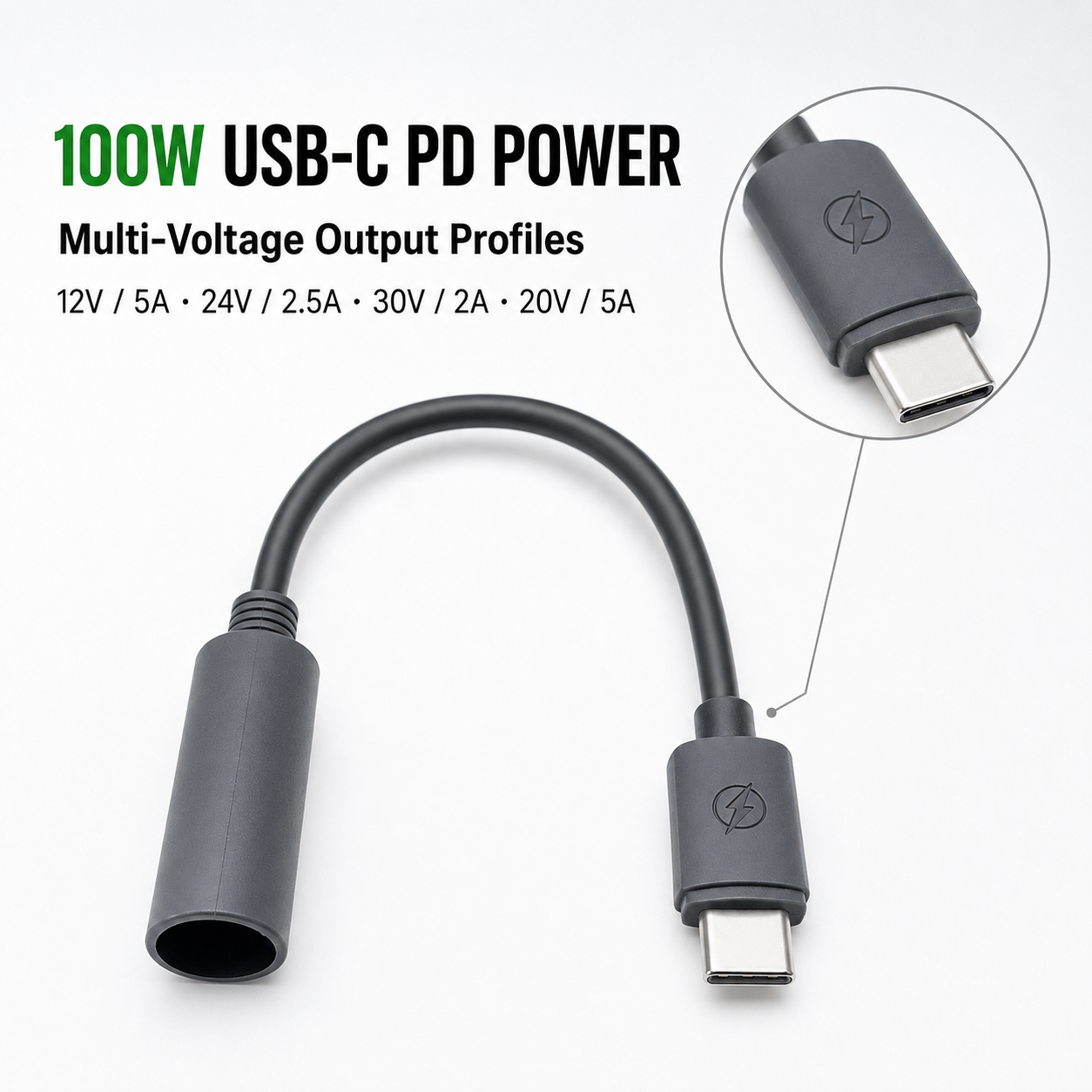 ABM Starlink Mini Compatible Lead USB-C Male To DC