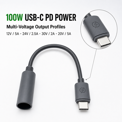 ABM Starlink Mini Compatible Lead USB-C Male To DC