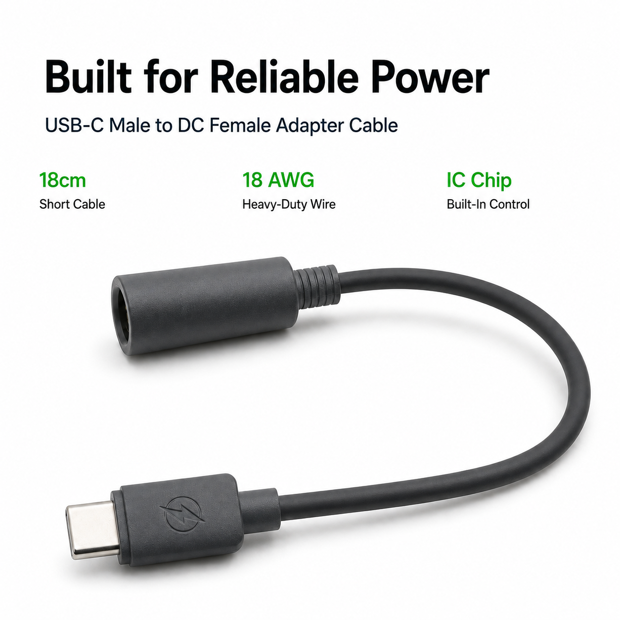 ABM Starlink Mini Compatible Lead USB-C Male To DC
