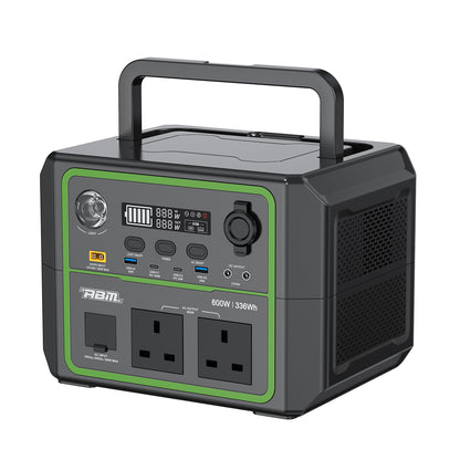 ABM90003 Portable Power Station 600w - 336wh LiFePO4