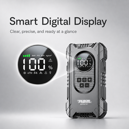 ABM BOOST-X1 Multifunctional Jump Starter & Tyre Inflator
