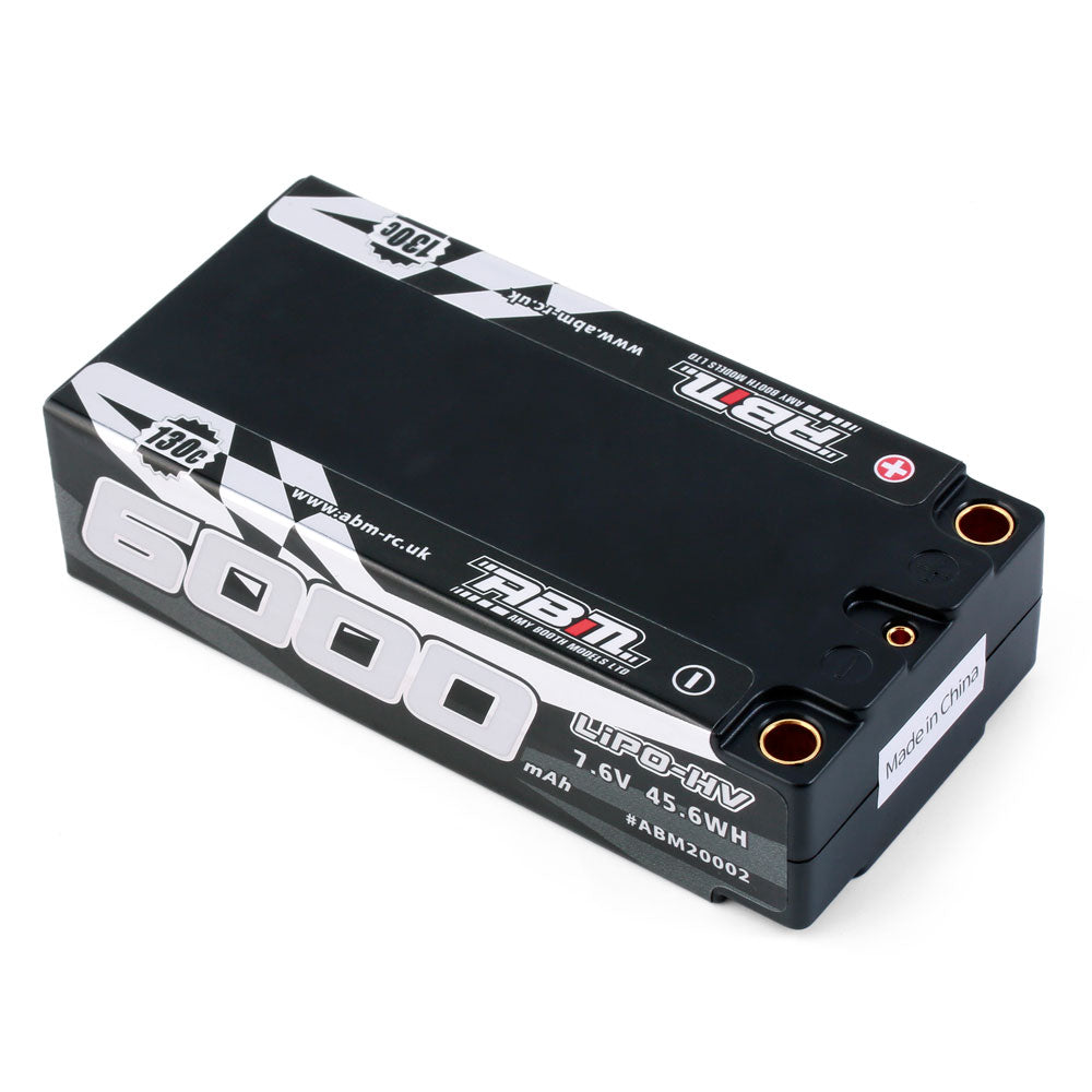 ABM 6000 Shorty 7.6v Lipo-HV 130c 5mm Connectors