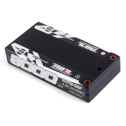 ABM 8000 Pan Car Style 3.8V Lipo-HV 130c 4mm Connectors