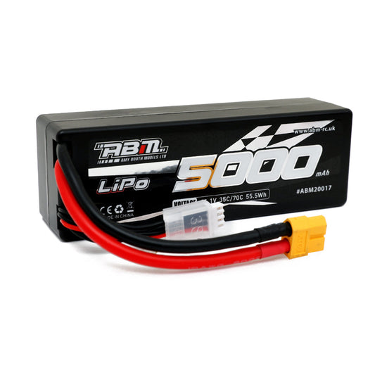 ABM 5000mAh 3S 11.1V 70C Lipo battery with XT60 connector