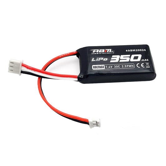 ABM  350mAh 7.4v 2S LiPo Battery  