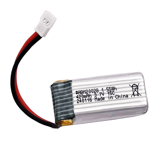 ABM 420mah 1S 3.7V Lipo 15c Molex Connector PCM