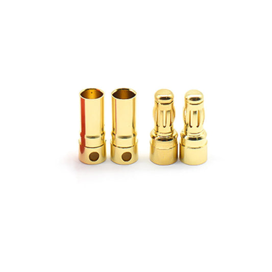 ABM 3.5mm Gold Connectors (2 pair m+f)