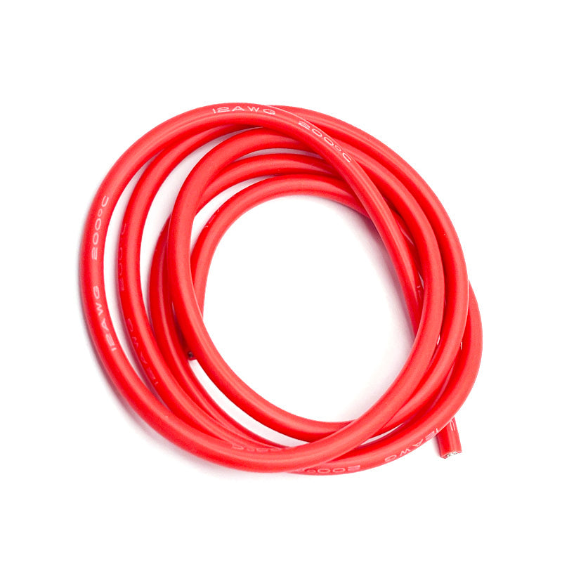 ABM 12awg SUPER FLEX RED SILICONE WIRE 1 metre